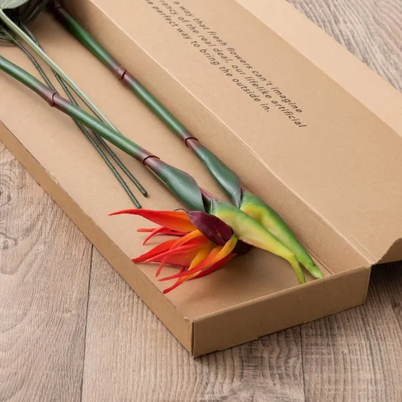 Artificial Bird of Paradise Bouquet - Green