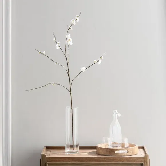 Artificial Blossom Flower Stem - Cream image