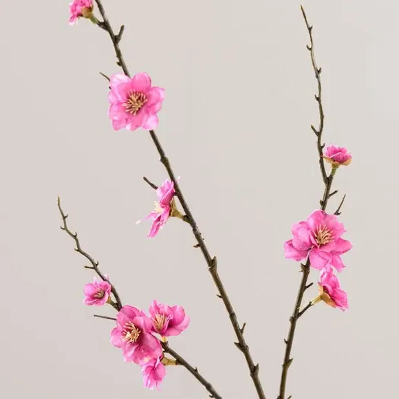 Artificial Blossom Flower Stem - Mauve