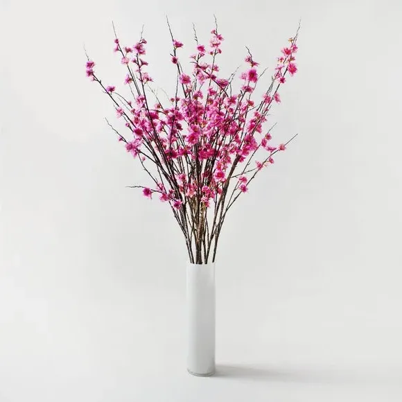 Artificial Blossom Flower Stem - Mauve