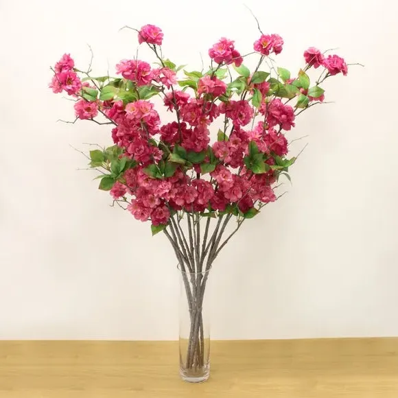 Artificial Cherry Blossom Stem - Pink