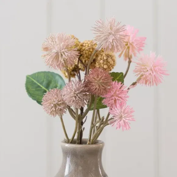 Artificial Chestnut Arrangement - Pink, Ceramic