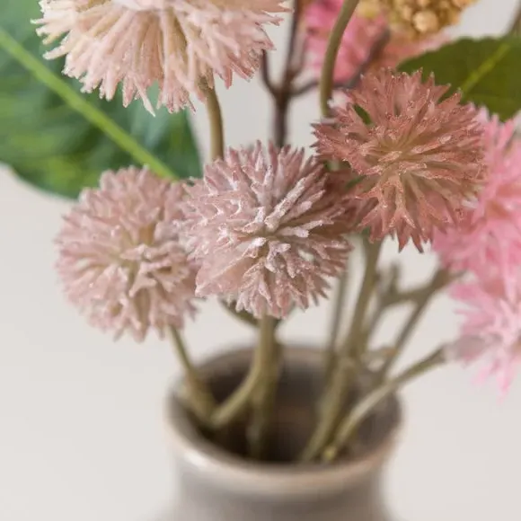 Artificial Chestnut Arrangement - Pink, Ceramic