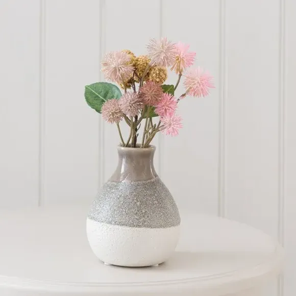 Artificial Chestnut Arrangement - Pink, Ceramic image