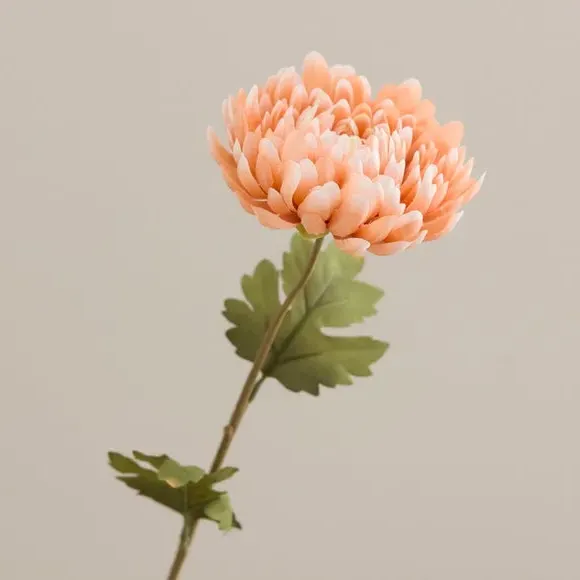 Artificial Chrysanthemum Stem - Peach