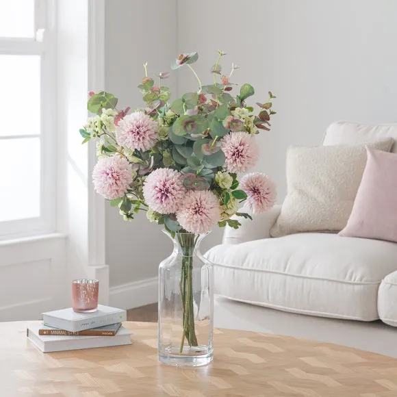 Artificial Dahlia Bouquet - Pink, Mixed Flowers image