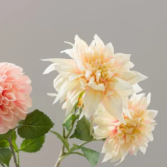 Artificial Dahlia Bouquet - Pink, Silk