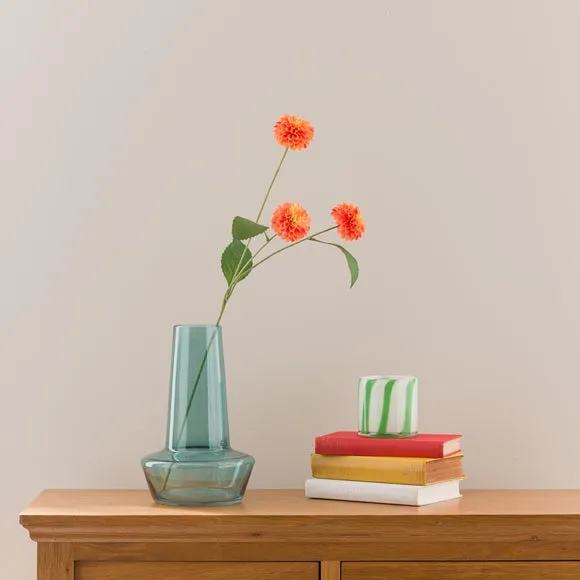 Artificial Dahlia Spray - Orange, Plastic image