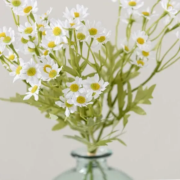 Artificial Daisy Stems - White