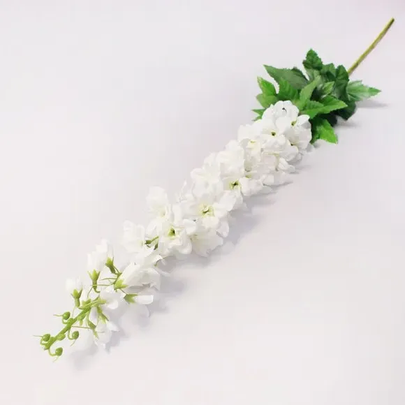 Artificial Delphinium Stem - Cream