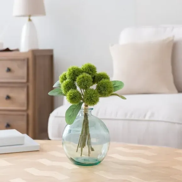 Artificial Dianthus Bundle - Green, Plastic image