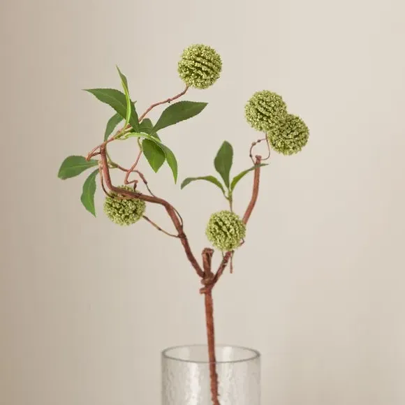 Artificial Dianthus Stem - Green, Plastic