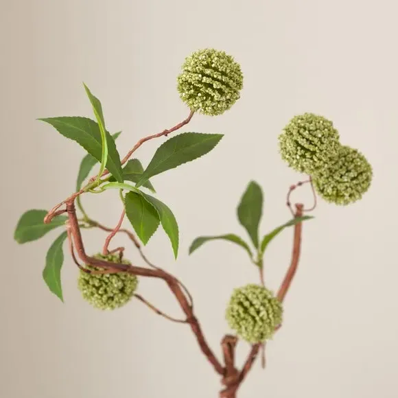 Artificial Dianthus Stem - Green, Plastic