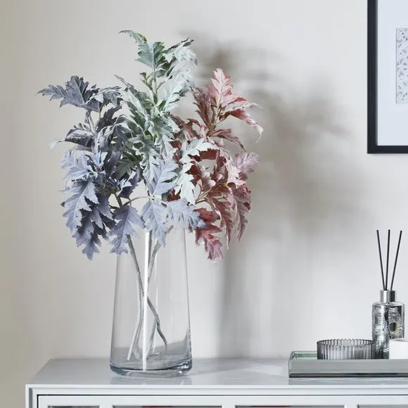 Artificial Dusty Miller Stem - Green