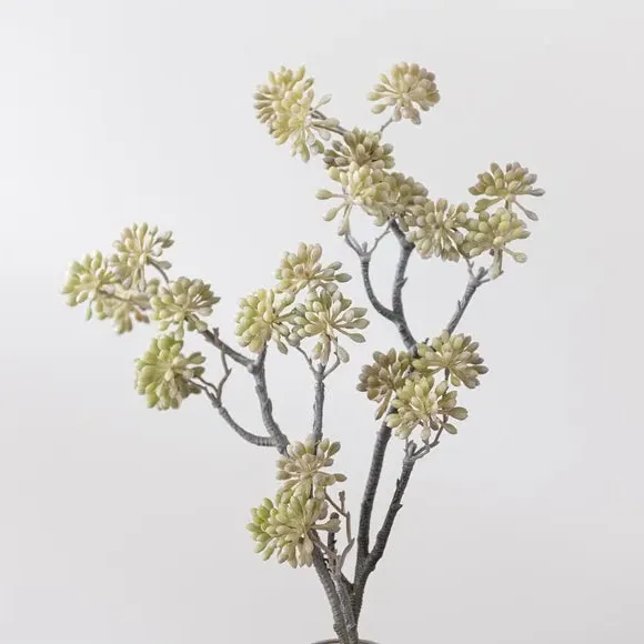 Artificial Elderberry Arrangement - Natural, Glass