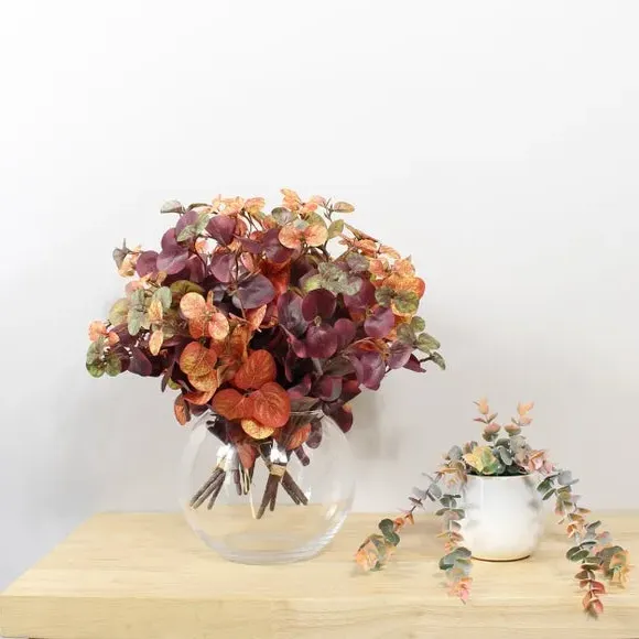 Artificial Eucalyptus Bouquet - Brown