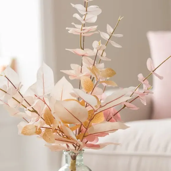 Artificial Eucalyptus Bundle - Cream, Plastic