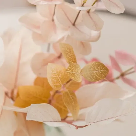 Artificial Eucalyptus Bundle - Cream, Plastic