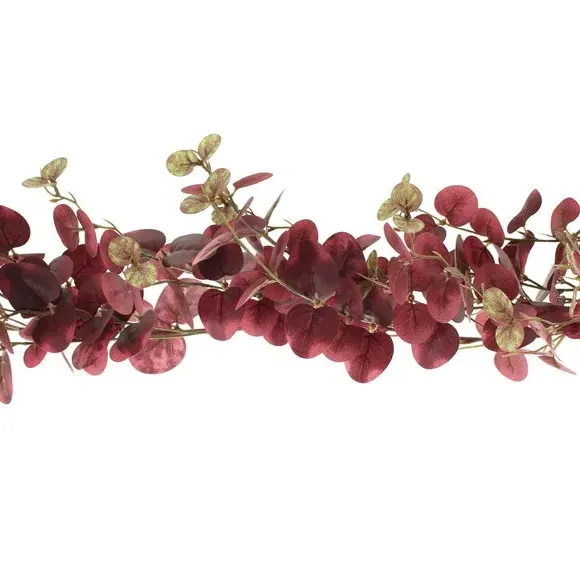 Artificial Eucalyptus Garland - Purple
