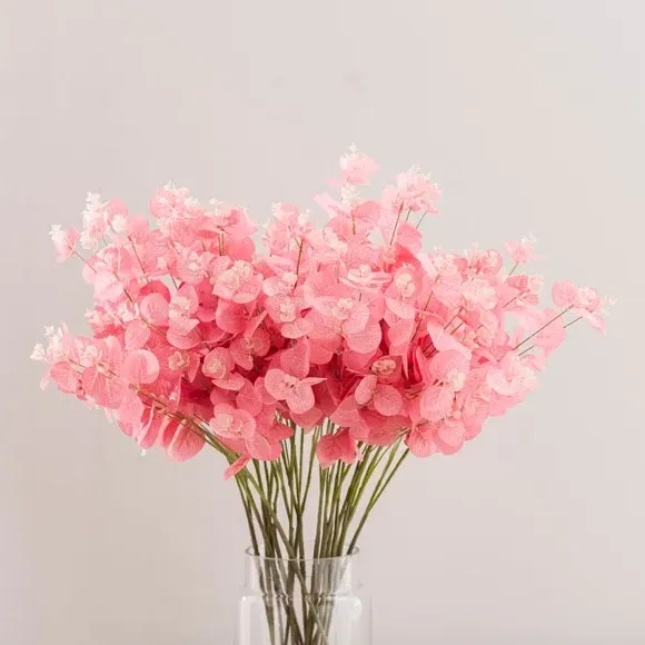 Artificial Eucalyptus Stem - Pink