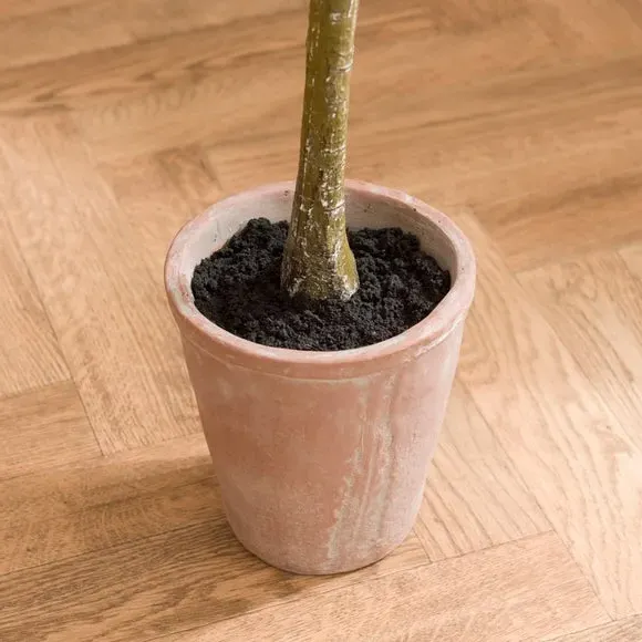 Artificial Eucalyptus Tree - Green, Orange Pot