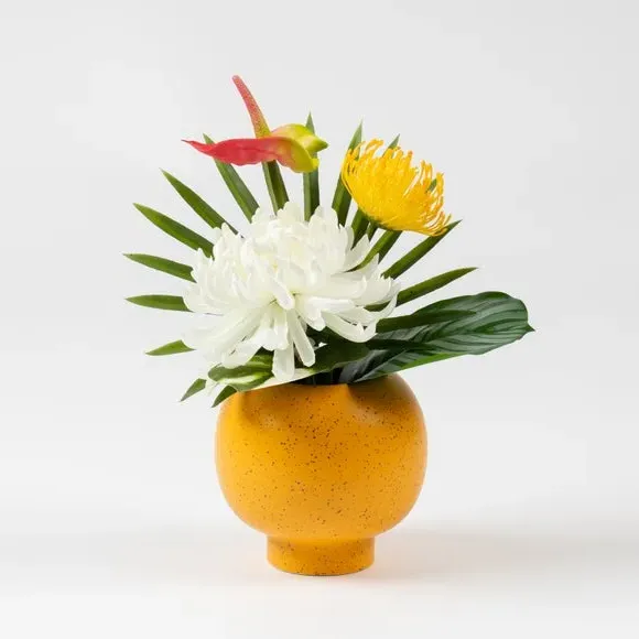 Artificial Exotic Arrangement - Yellow, Ceramic
