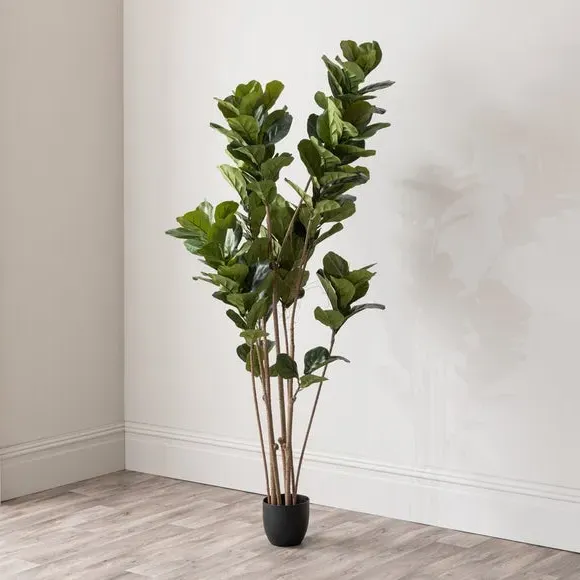 Artificial Fig Tree with Pot - Green