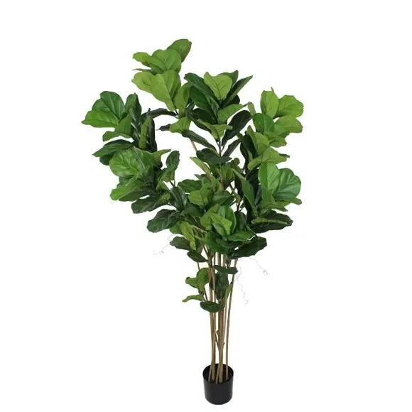 Artificial Fig Tree with Pot - Green