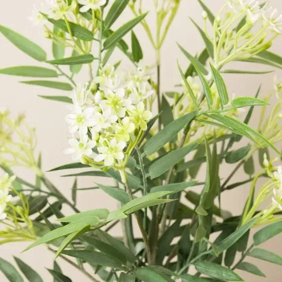Artificial Floral Arrangement - Brown, Ceramic