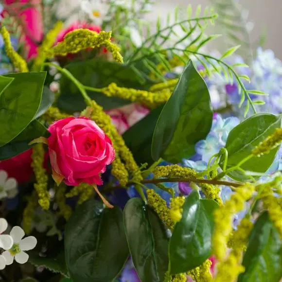 Artificial Floral Bouquet - Multicolor, Mixed