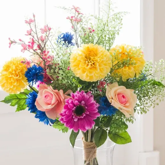 Artificial Flower Bouquet - Multicolor
