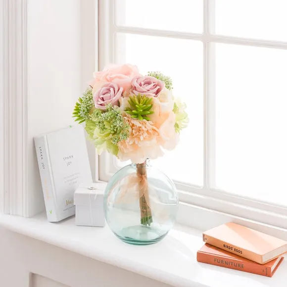 Artificial Flower Bouquet - Off-White, Mixed image