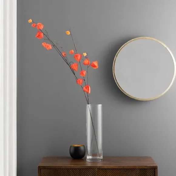 Artificial Flower Stem - Orange Lantern image
