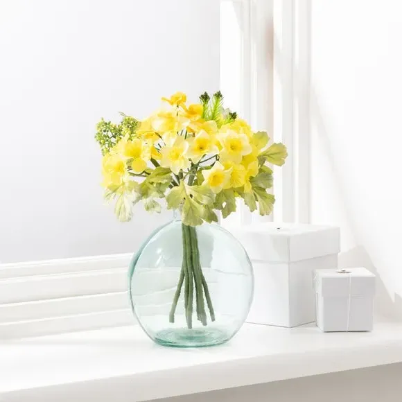 Artificial Flower Stems - Yellow, Mixed Blooms image