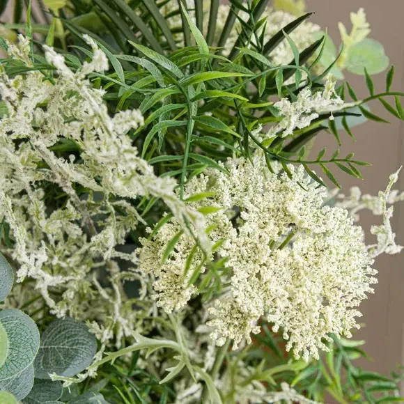 Artificial Foliage Bouquet - Green, Mixed Leaves