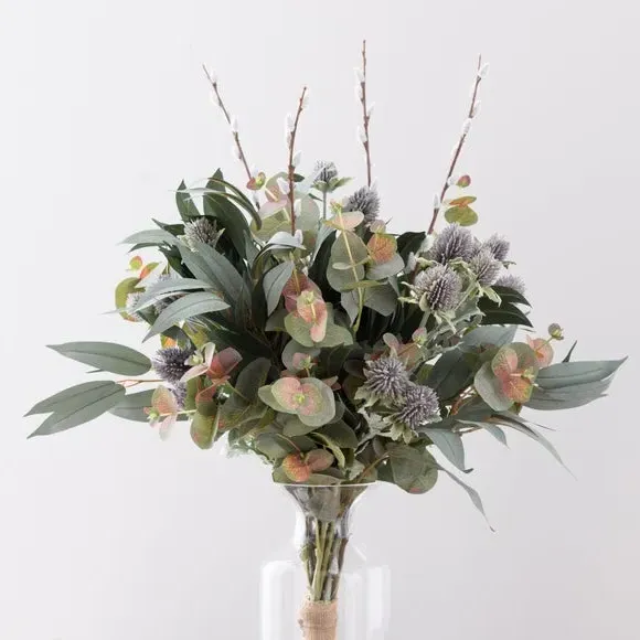Artificial Foliage Bouquet - Multicolor