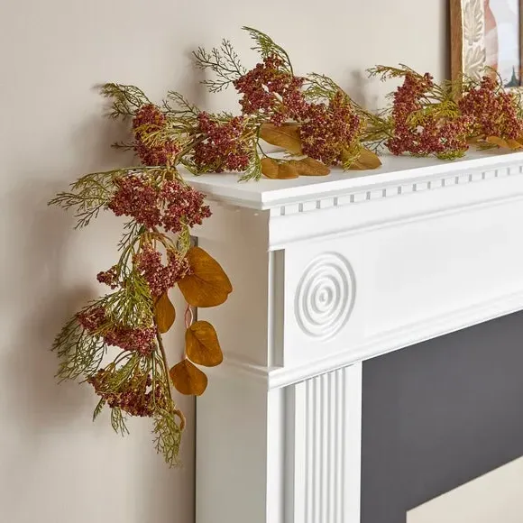 Artificial Foliage Garland - Burgundy image