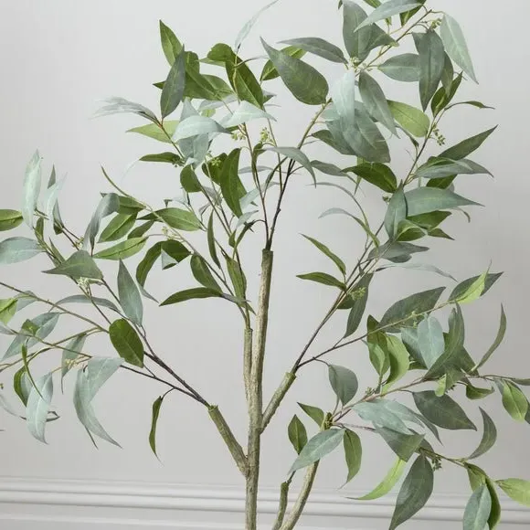 Artificial Gum Tree with Pot - Green