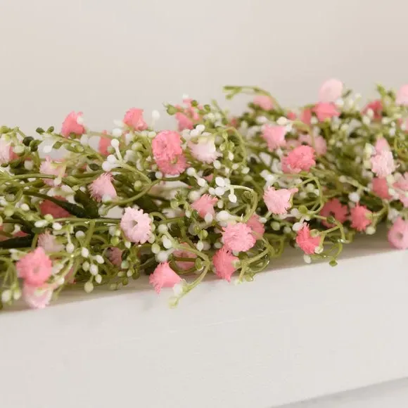 Artificial Gypsophila Garland - Pink