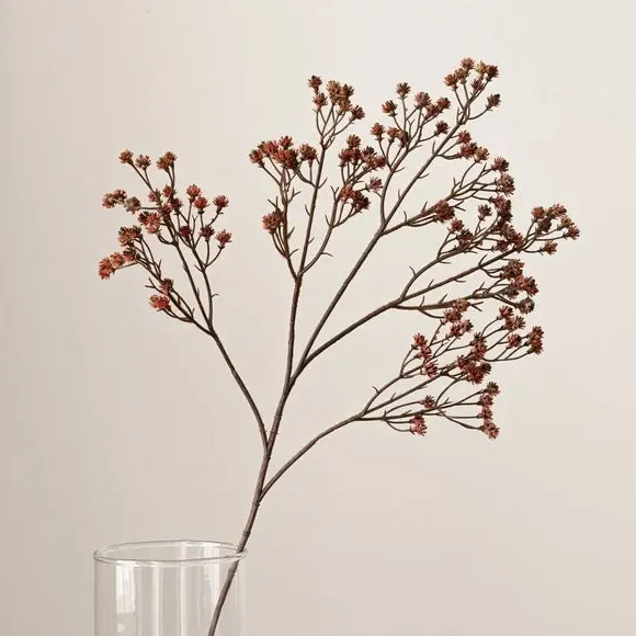 Artificial Gypsophila Stem - Brown