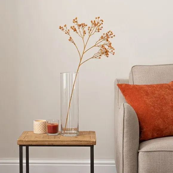 Artificial Gypsophila Stem - Orange