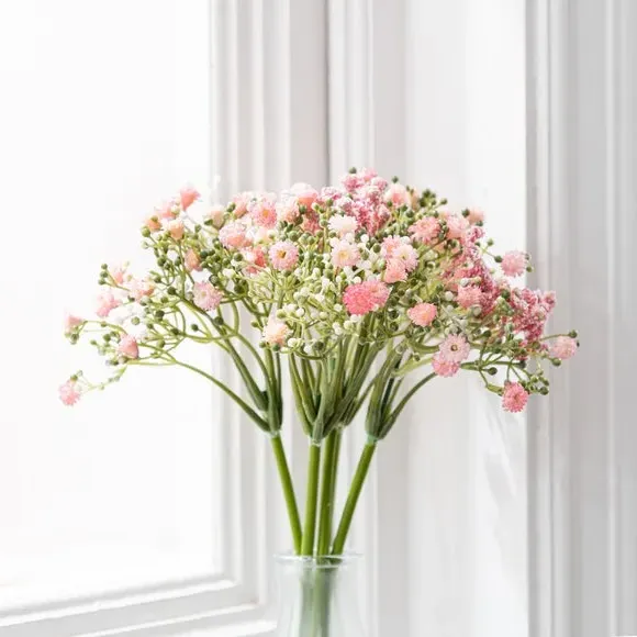 Artificial Gypsophila Stems - Pink