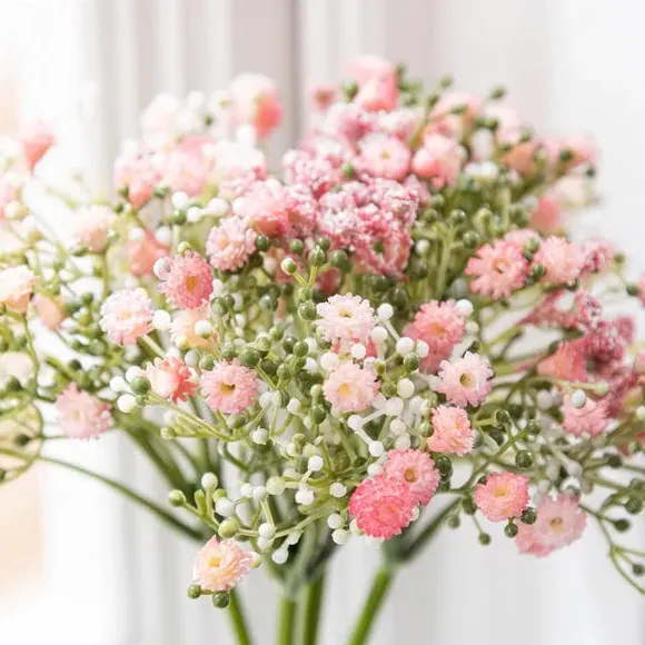Artificial Gypsophila Stems - Pink