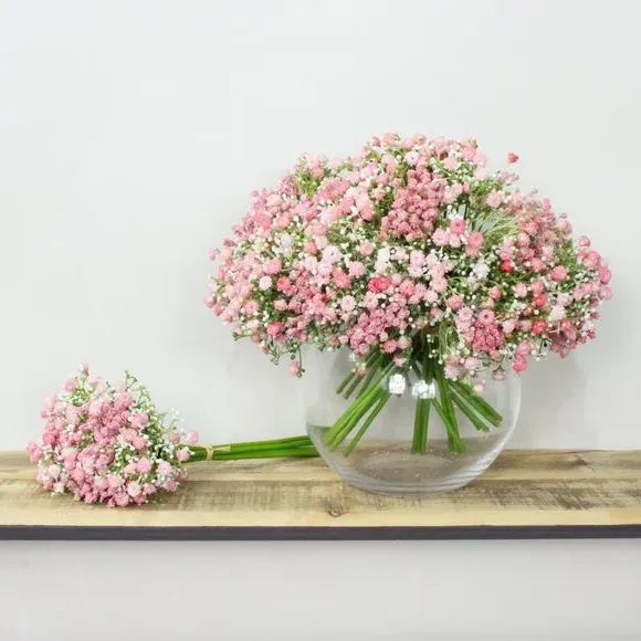 Artificial Gypsophila Stems - Pink