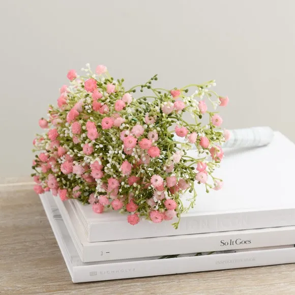 Artificial Gypsophila Stems - Pink