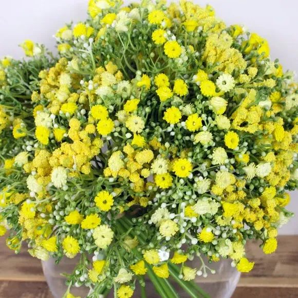 Artificial Gypsophila Stems - Yellow