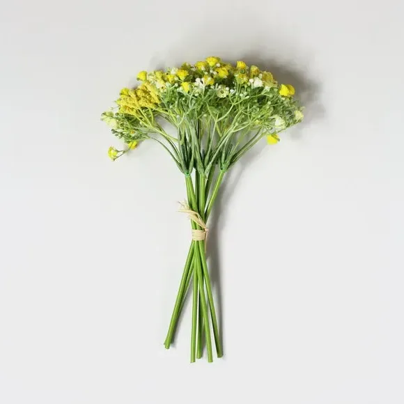 Artificial Gypsophila Stems - Yellow