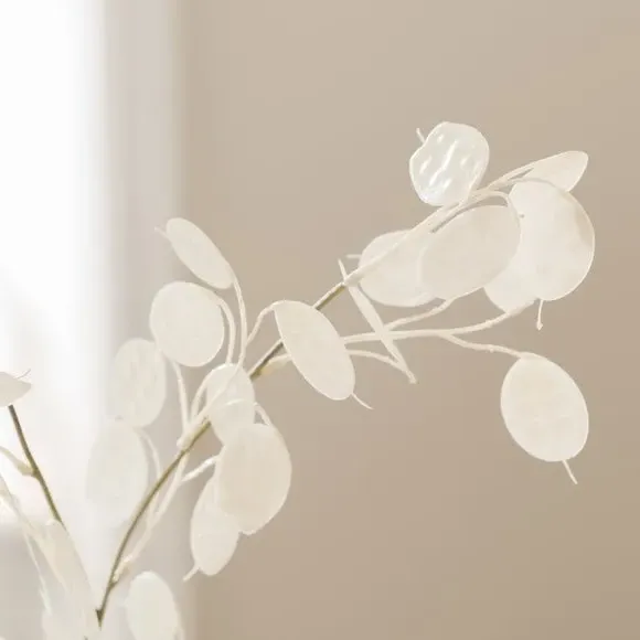 Artificial Honesty Spray - White, Plastic