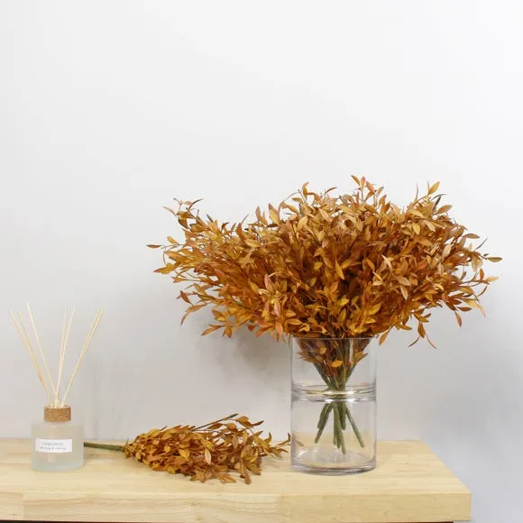 Artificial Huckleberry Stem - Ochre