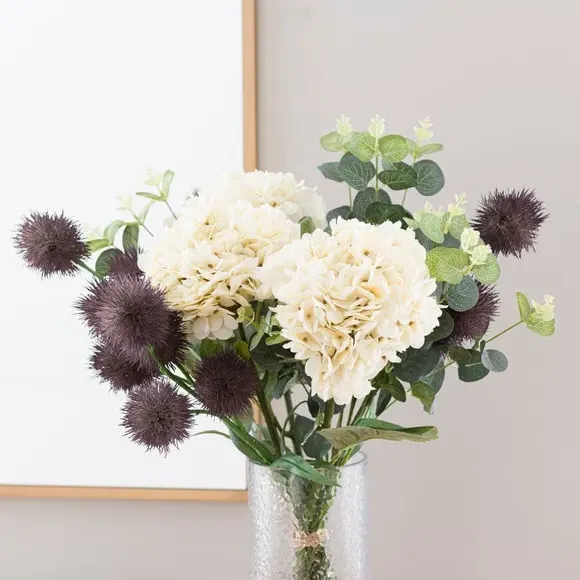 Artificial Hydrangea Bouquet - Multicolor